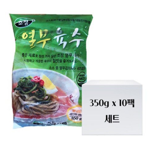 초정식품 열무육수 350g 세트