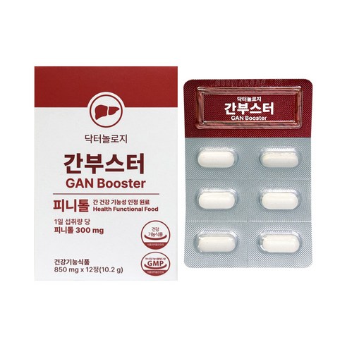 닥터놀로지 간부스터 의사개발 간건강기능식품 피니톨 밀크씨슬 간건강 실리마린