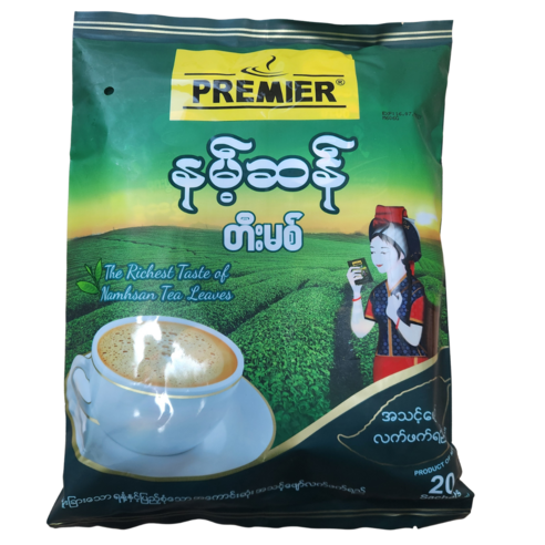 미얀마 프리미어 남산 인스턴트 티믹스 / Myanmar Premier Namhsan Tea Leaves Instant Tea Mix