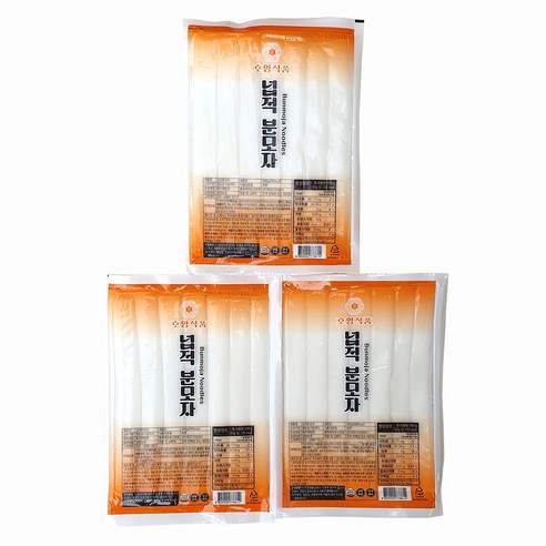새마원 HACCP 국내생산 넙적 분모자 300g 당면 떡볶이
