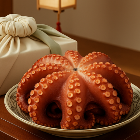 [소담어반] 대왕 자숙 문어 한마리 선물세트 선물용 제수용 가정용, 1개, 1kg 1마리