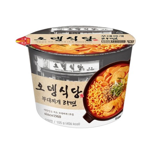 오뎅식당 부대찌개라면 컵라면 105g