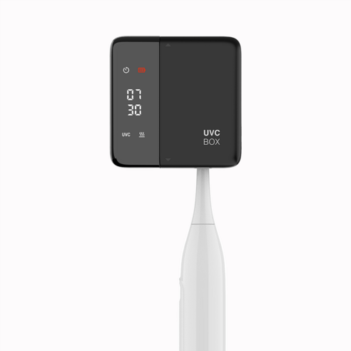 SERENDI 휴대용 UVC 칫솔살균기 히팅+팬건조 1인용 무타공 벽걸이 USB-C충전