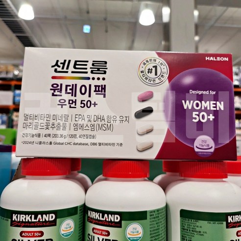 코스트코 센트룸 원데이팩 50+우먼 40팩, 40회분, 1개