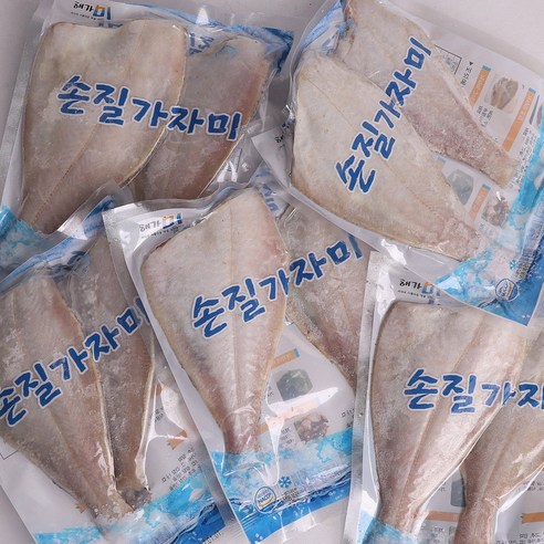 담백한 국내산 손질 가자미, 1박스, 500g,4미