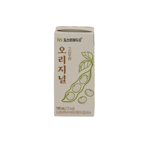 네이처세븐 효소분해 오리지널 고칼슘 두유, 24개, 190ml