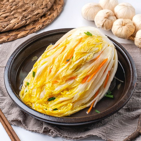 100% 국내산 백김치 무조미료 전라도 맛있는 포기백김치 아기김치, 1개, 5kg