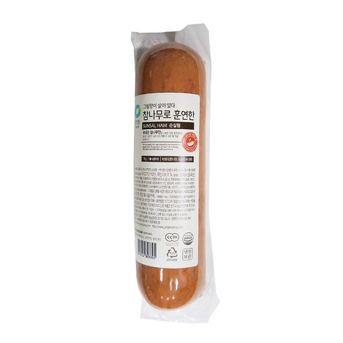 [청정원] 참나무로훈연한 순살햄 라운드 1kg