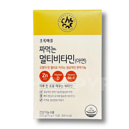 [초록마을] 짜먹는 멀티비타민