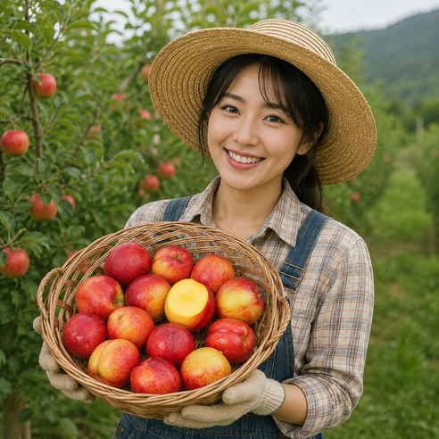 이룸청과 하우스 달콤한 신선복숭아 신선의 복숭아, 1박스, 500g