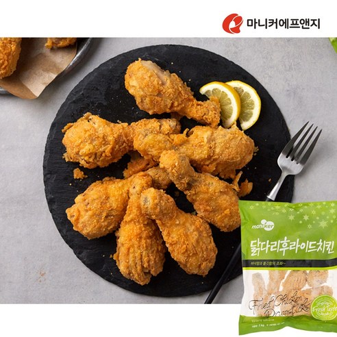 마니커-닭다리 후라이드 1kgx2봉, 1kg, 2개