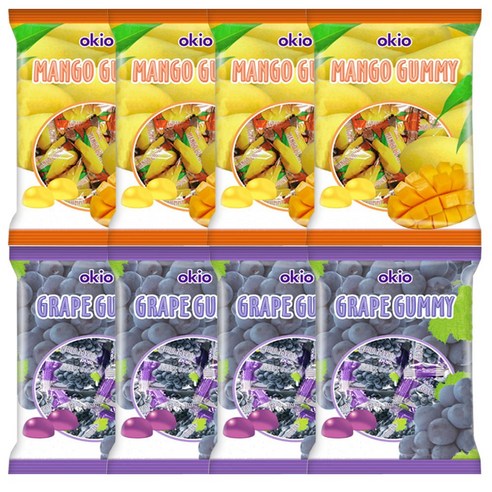 오키오구미젤리 포도+망고320g, 2세트, 320g