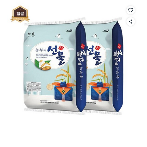 농부의선물 등외등급쌀 20kg(10kgx2)