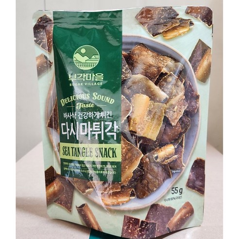 다시마튀각 55g x 20개 1상자 무료배송 부각 다시마 튀각 부각마을 국산다시마 쪽빛누리