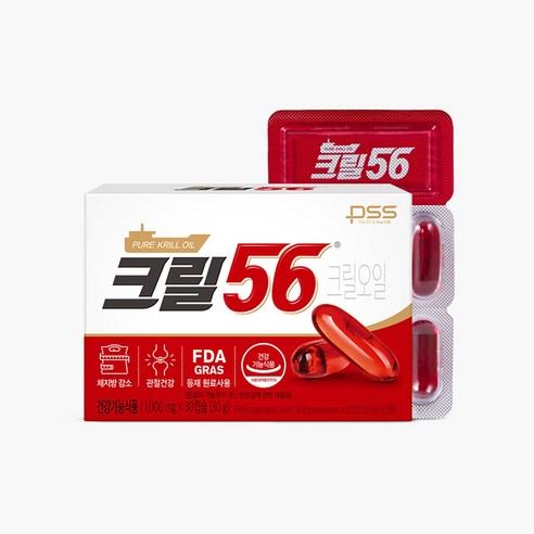 크릴56 크릴오일 1000mg
