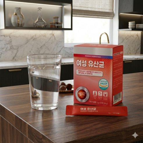 바른생활 여성 유산균 질 건강 프로바이오틱스 100억 장 건강, 2g, 1개
