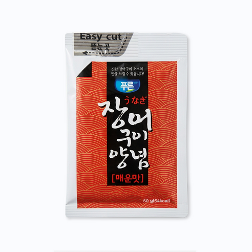 푸른식품 장어구이 소스 매운 맛, 50g, 10개
