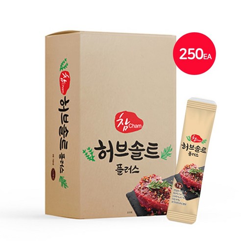 우리식품 참 허브솔트 증정용/서비스용, 3g, 250개