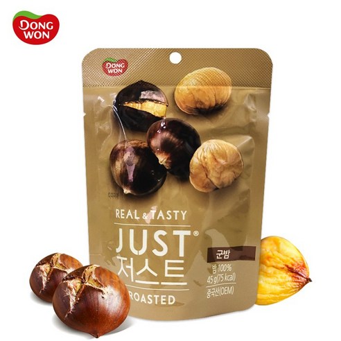 동원 저스트 군밤 45gx20봉/밤/맛밤/간식/안주, 45g, 20개