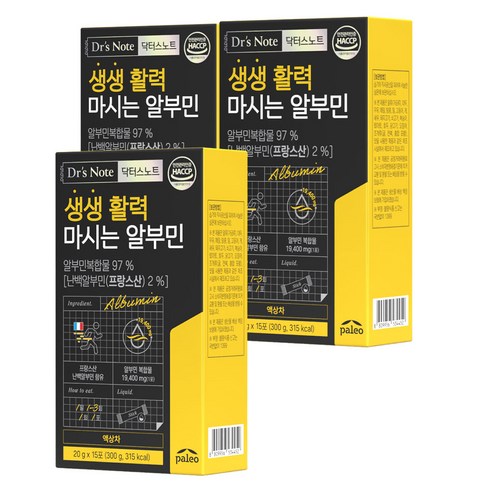 팔레오 마시는 알부민 3박스 액상 생생활력