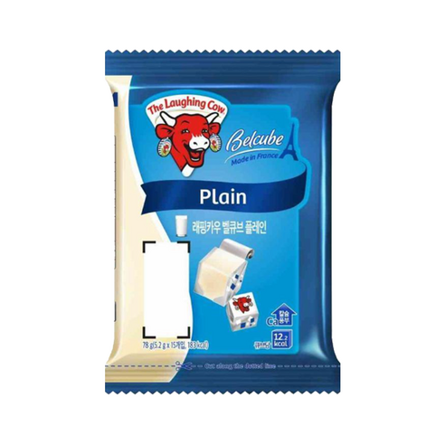 래핑카우 벨큐브 플레인 15큐브, 78g, 6개