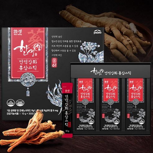 자연미가 한생 홍삼스틱  /쇼핑백포장 홍삼선물세트