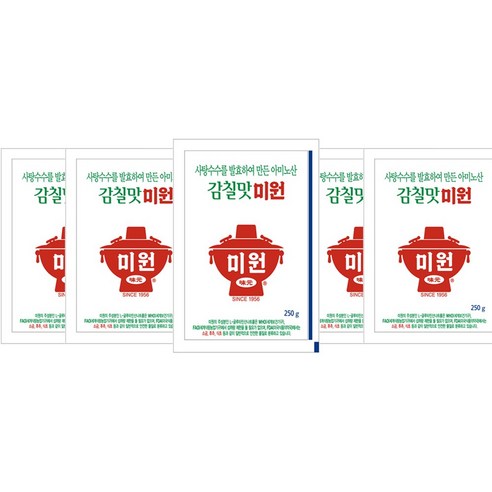 청정원 감칠맛나는미원, 250g, 5개