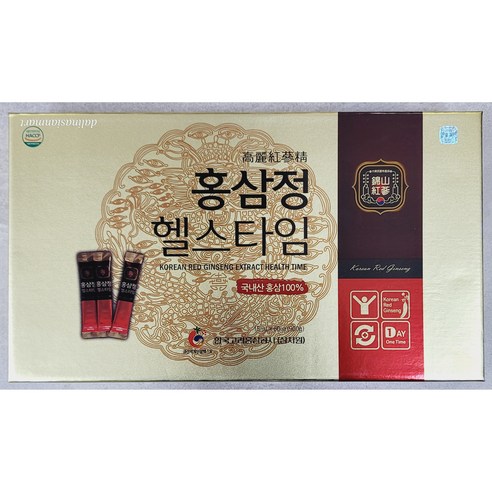 한국고려홍삼공사 홍삼정 헬스타임 15ml x 60포 부모님선물 추석선물 기력회복 장모님선물세트, 15ml, 60개