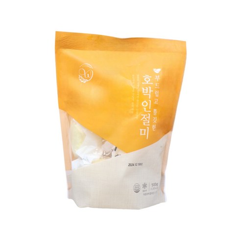 [정품] 창억떡 호박인절미 개별포장 아침식사대용 500 g 2 봉지
