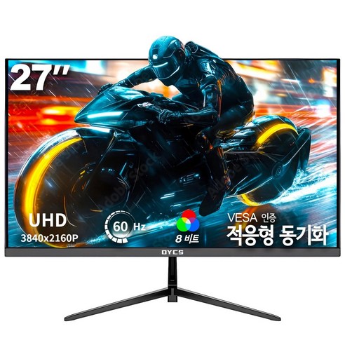 27인치 게이밍 모니터, 4K UHD 모니터, IPS패널, 60Hz VA패널