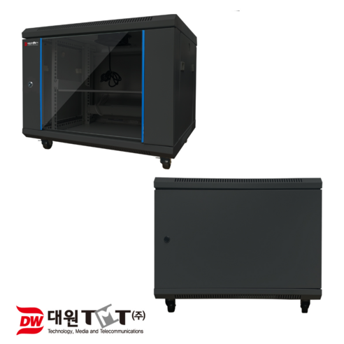 대원 허브랙 랙마운트 9U H500xD500xW600 CCTV 허브 공유기 보관 인터넷 공사 H500