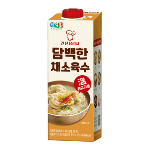 [정식품] 간단요리사 담백한 채소육수 950ml