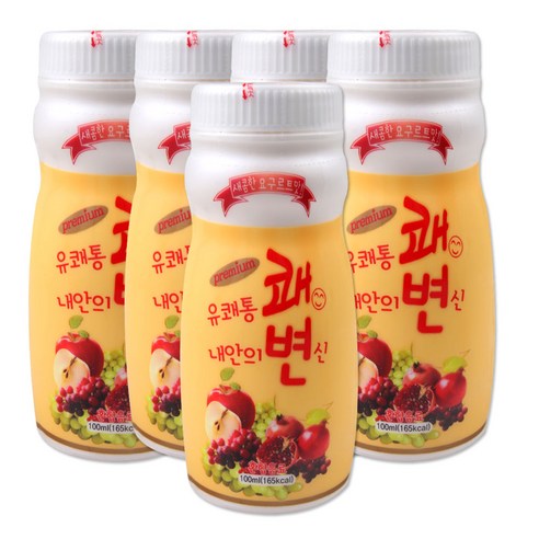 네오팜 유쾌통쾌 내안의변신 100ml 과채음료, 100ml, 5개