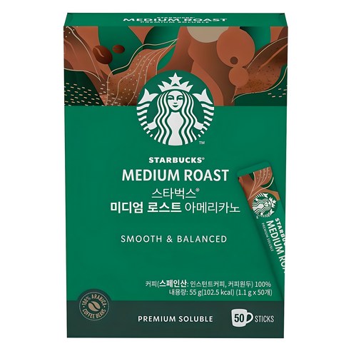 스타벅스 미디엄 로스트 아메리카노 스틱 원두커피믹스