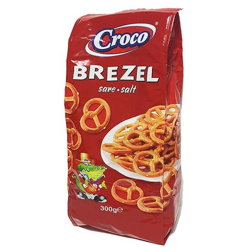 크로코 프레첼 과자 간식 안주 300g