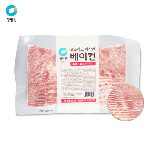 청정원 베이컨 1kg, 1kg, 10개