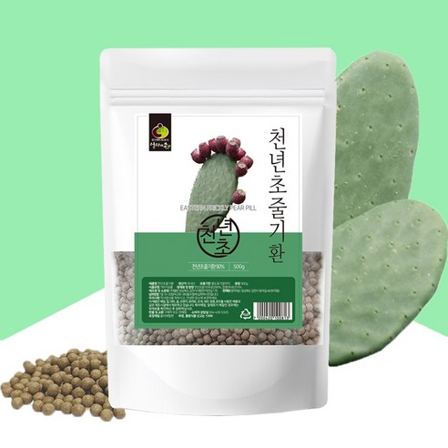 천년초 환 100% 국내산 500g 백년초 잎 줄기 열매 선인장 가루 효능, 1개, 단일상품