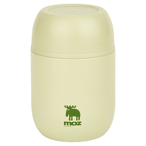 MOZ 스웨덴 포스코 316 스텐 푸드자 보온 도시락 보온 죽통 480ml, 포레스트그린, 1개