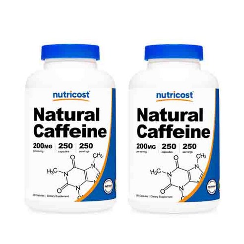 뉴트리코스트 내추럴 카페인 200mg, 250정, 2개