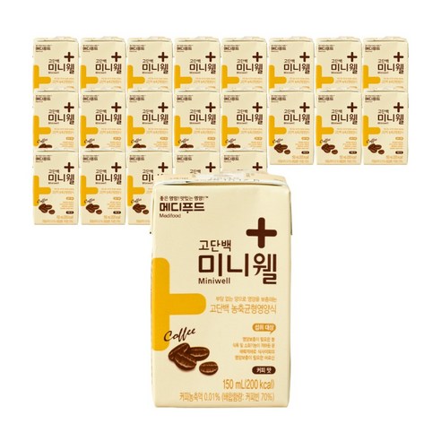메디푸드 고단백 미니웰 커피맛 균형영양식