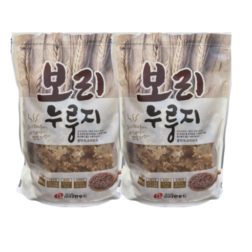 [다원푸드] 구수한 보리누룽지 600g, 600g, 2개