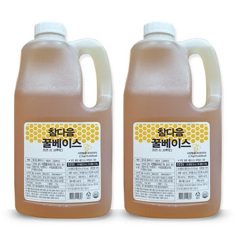 딜리프 잡화청 꿀베이스, 2개, 2.7kg