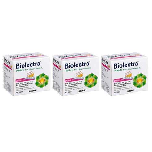 헤어메스 바이오렉트라 이뮨 다이렉트 40포 3팩 오렌지 HERMES Biolectra Immun Direct Pellets 40 pc.