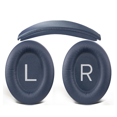 bose 보스 QC45 호환 이어패드 커버 쿠션 스폰지 캡 헤드폰 헤드셋 교체 솜 이어패드 이어폰솜 이어폰이어팁 이어폰커버 이어폰폼팁 쿠션 bose qc45이어쿠션 헤드셋커버, 3개, 진한 파란색