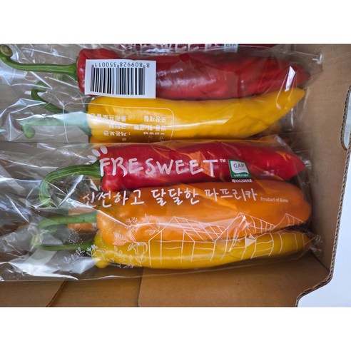 길쭉하고 달달한 바나나 파프리카 (팔레르모) - 3kg (15~25개)