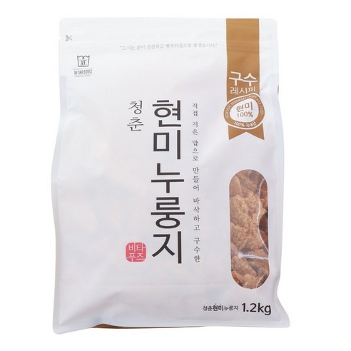 청춘 현미 누룽지 1.2kg구수한누룽지, 1.2kg, 2개