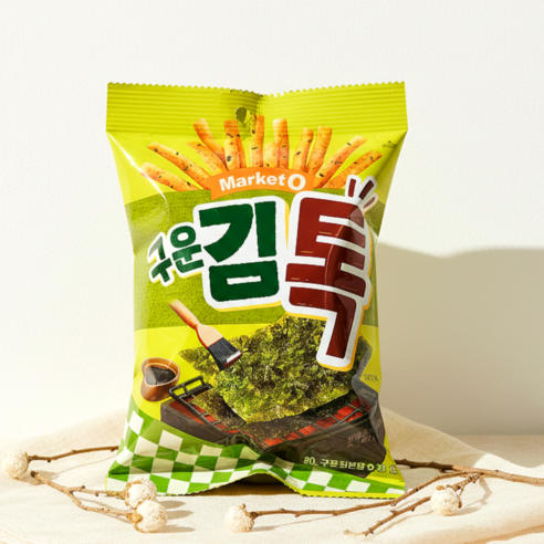 오리온 마켓오 구운김톡, 28개, 80g