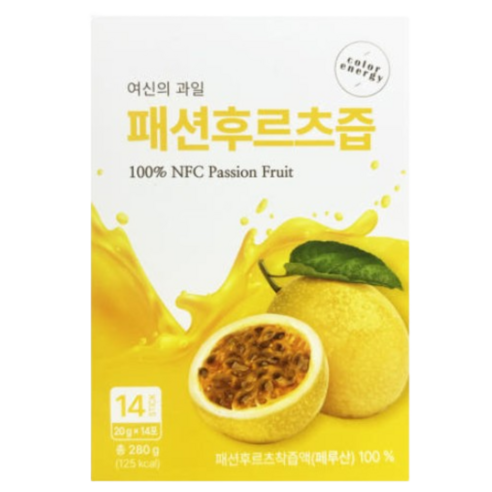 컬러에너지 여신의 과일 패션후르츠즙