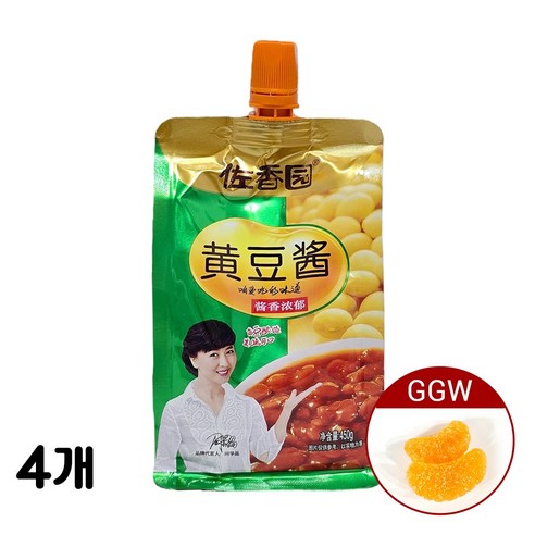 가가왕 중국식품 줘샹웬 황두장 중국 된장 볶음요리 쌈장, 4개, 450g