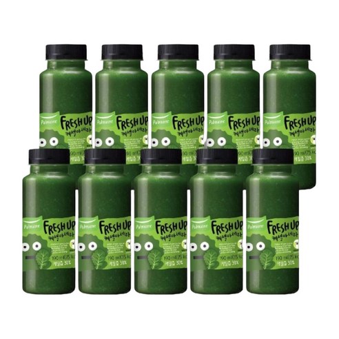 풀무원녹즙 프레시업 케셀아세라 190ml x 10개 샐러리즙 케일 코스트코